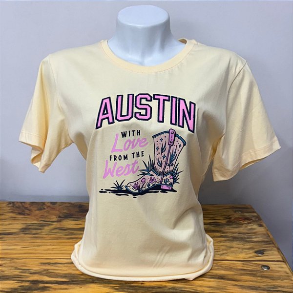 T-shirt Bordada Austin Western
