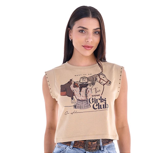 Cropped Nude Ox Horns