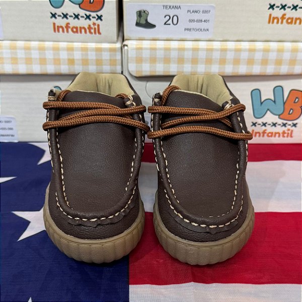 Tênis Café Infantil Walk Baby