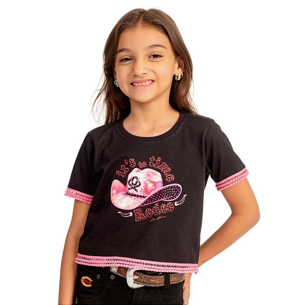 Cropped Infantil Boiadeira Ox Horns