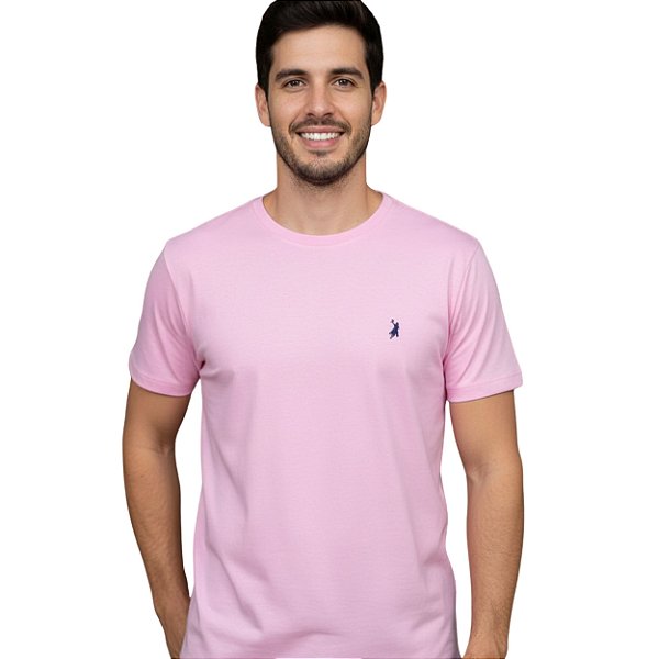 Camiseta Básica Austin Western Rosa