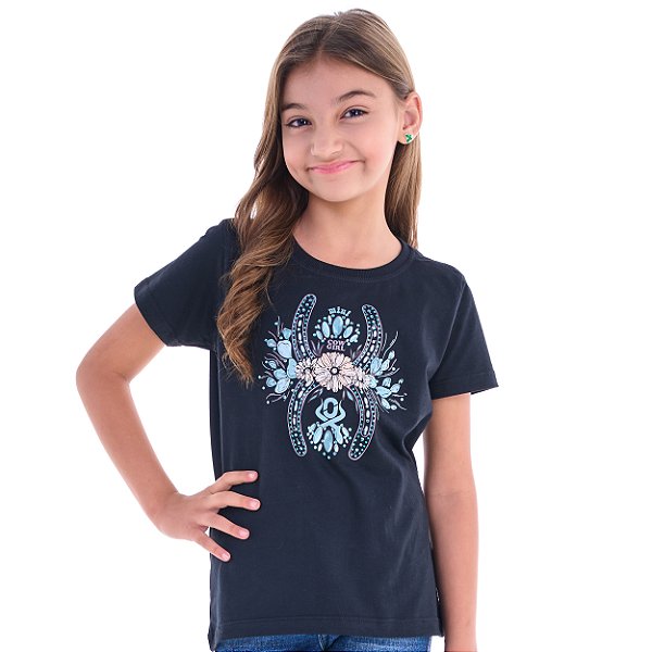 T-shirt Infantil Ferradura Ox Horns