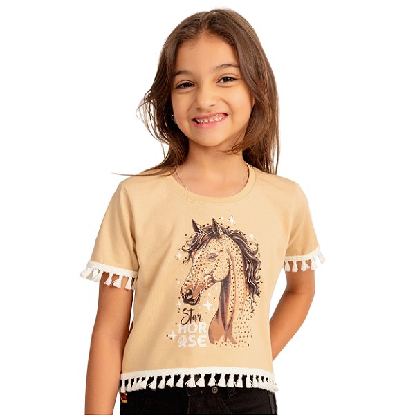 Cropped Infantil Cavalo Ox Horns