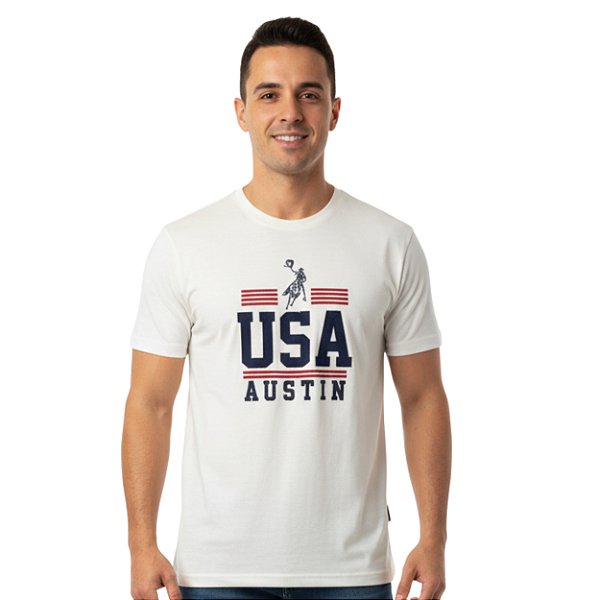 Camiseta Bordada Austin Western Off