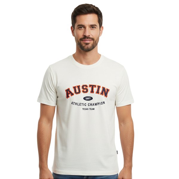 Camiseta Bordada Austin Western Off