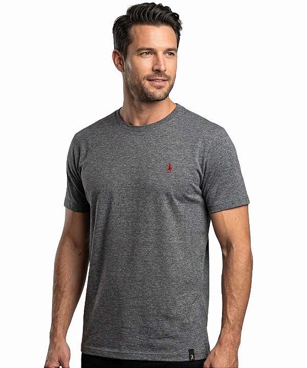 Camiseta Básica Austin Western Grafite