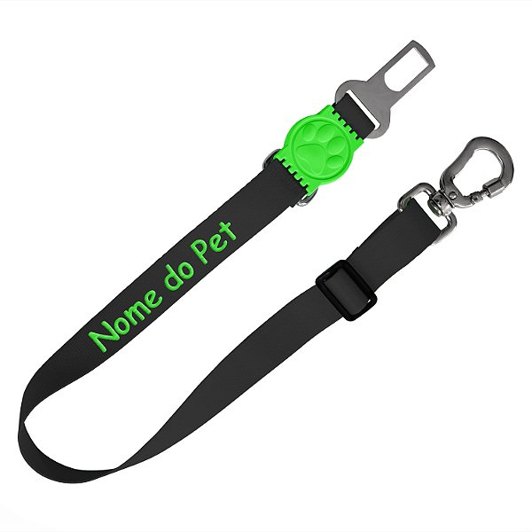 Cinto de Segurança Personalizado para Cachorro - Fogaça Pet