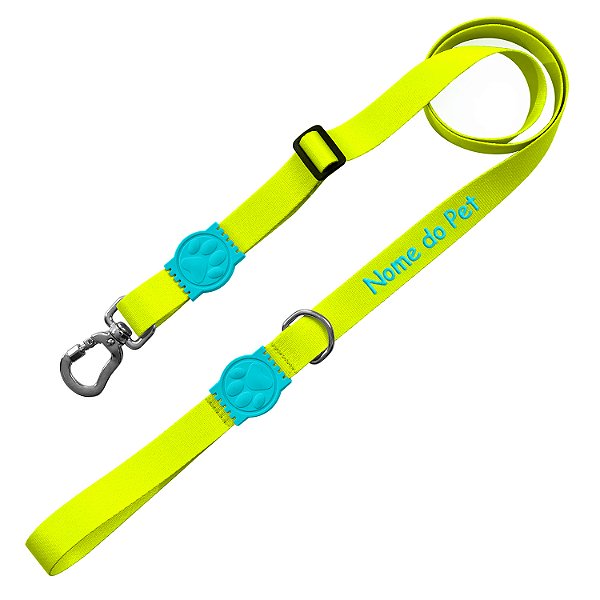 Guia Personalizada para Cachorro - Nome Bordado
