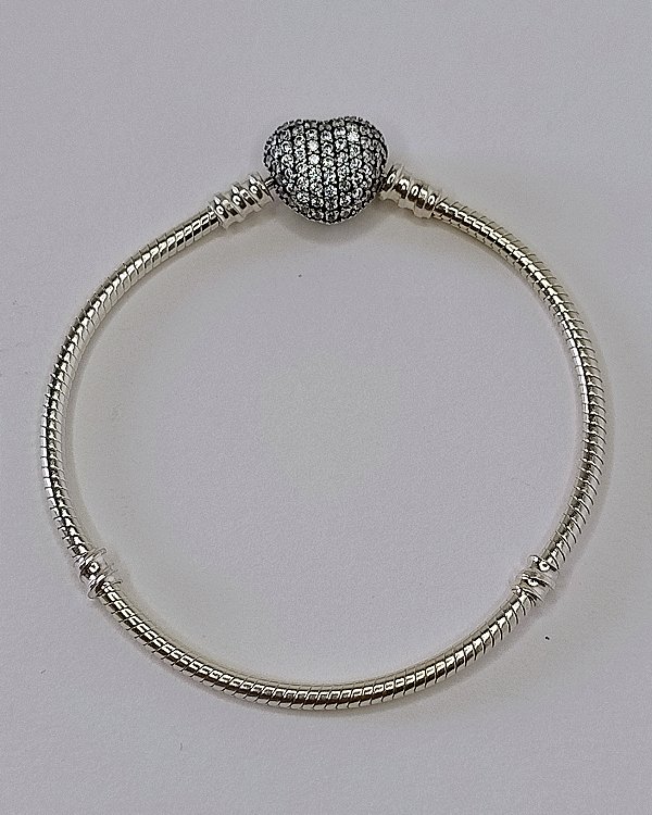 Pulseira para berloques em Prata 925