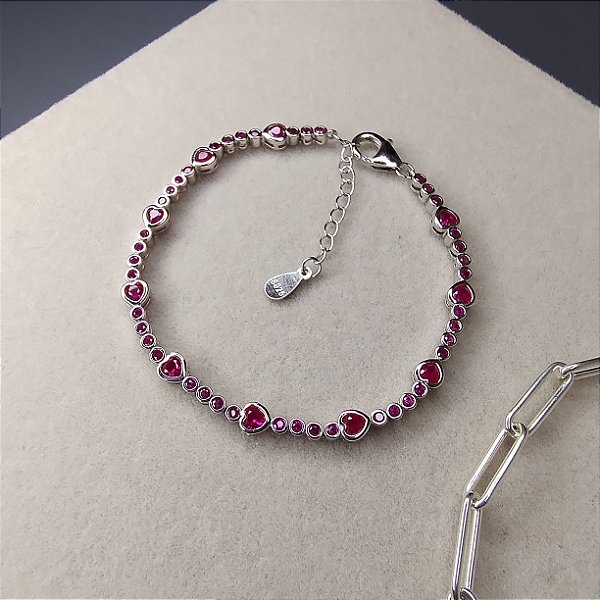 Pulseira Riviera em Prata 925