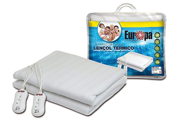 Lençol Térmico Queen Size Luxo 100% Soft com Inmetro - Europa - 220v