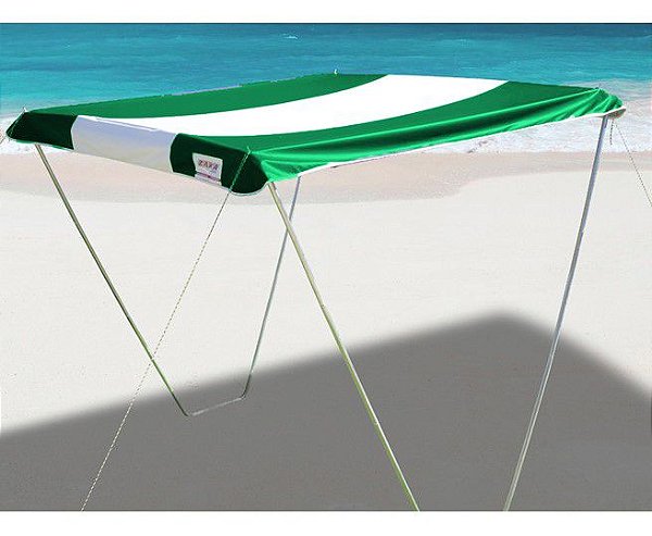 Tenda Gazebo Riviera Praia Camping Jardim Sombreiro 2,3m x 2,3m Verde - Zaka