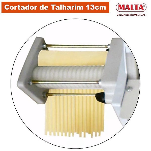 Cortador Talharim De Massa 13cm Para Cilindro Elétrico - Malta