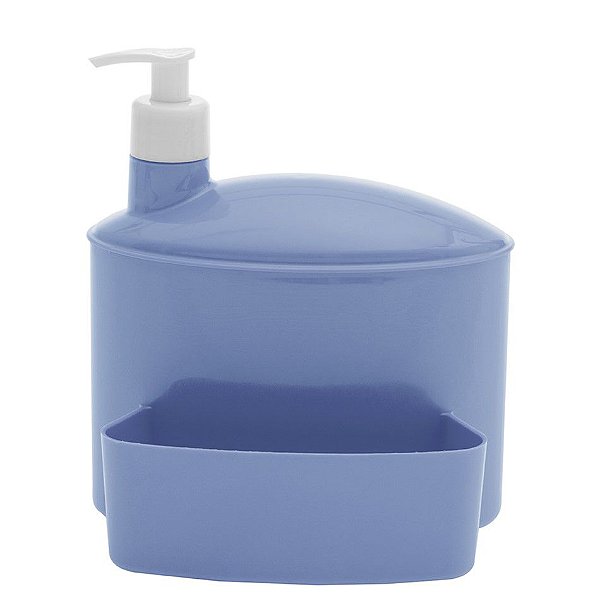 Porta Suporte Dispenser 1 Litro Detergente Esponja Pia - 732 Paramount - Azul