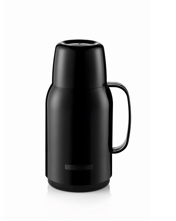 Garrafa Térmica Gostar 750ml Para Chá Café Água Quente Frio - Sanremo - Preto