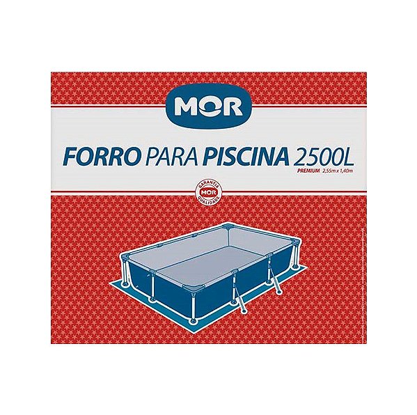 Forro Para Piscina Premium 2500 Litros - Mor