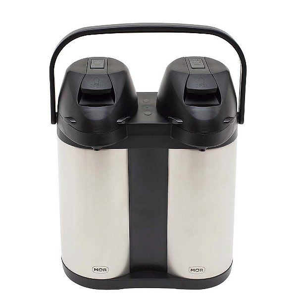 Garrafa Térmica Airpot Total 3,8 Litros Inox Dupla Café Chá - Mor