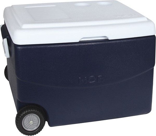 Caixa Térmica Glacial 70 Litros Cooler Grande Com Rodas - Mor