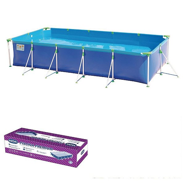 Piscina Premium 7600 Litros Estruturada Retangular - Mor