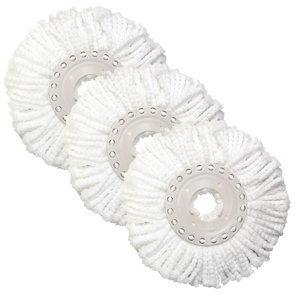 Kit 3 Refil Avulso Para Esfregão Mop Limpeza Pratica - Mor