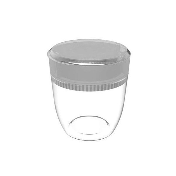 Lixeira 2,5 Litros De Bancada Cozinha Escritório Smart S - Crippa - Cristal
