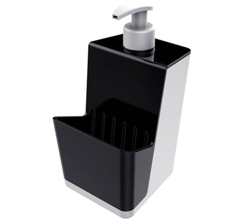 Dispensador Para Detergente Líquido Dispenser Branco - Crippa - Preto