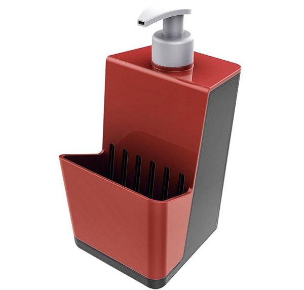 Dispensador para Detergente líquido Dispenser Chumbo - Crippa - Vermelho