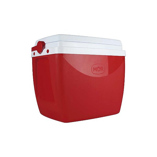 Caixa Térmica Cooler 18 Litros Bebidas Lanches Cerveja - Mor - Vermelho