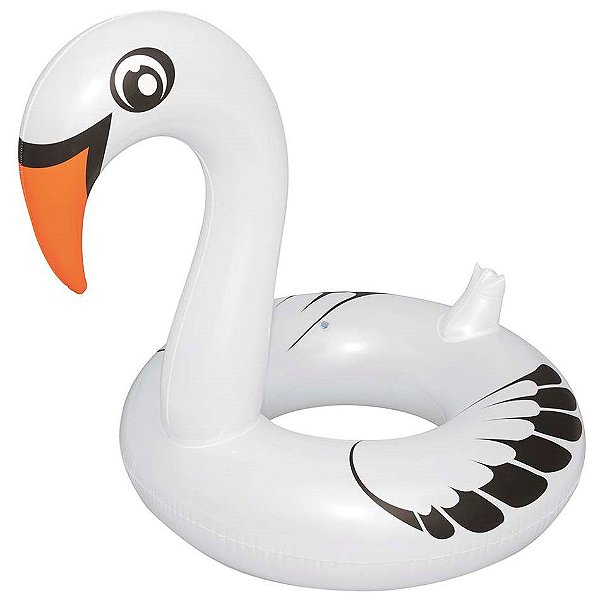 Boia Cisne Perolado Com Abertura Praia Piscina 1972 - Mor - Branco