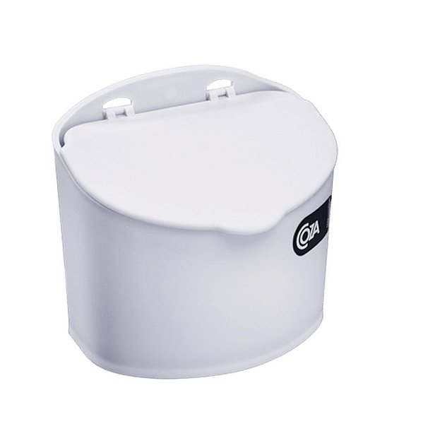 Saleiro 500ml Suporte Porta Sal Açúcar Condimentos Pequeno Cozinha - 10843 Coza - Branco