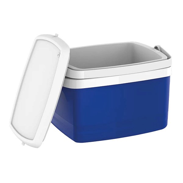 Caixa Térmica Cooler Tropical 12 Litros Bebidas e Alimentos- Soprano - Azul
