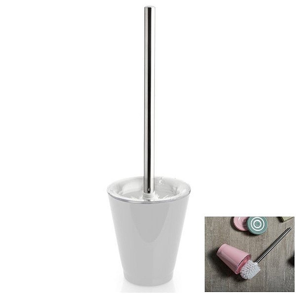 Suporte Com Escova Sanitária Vitra Vaso Privada Banheiro - SS 425 Ou - Branco