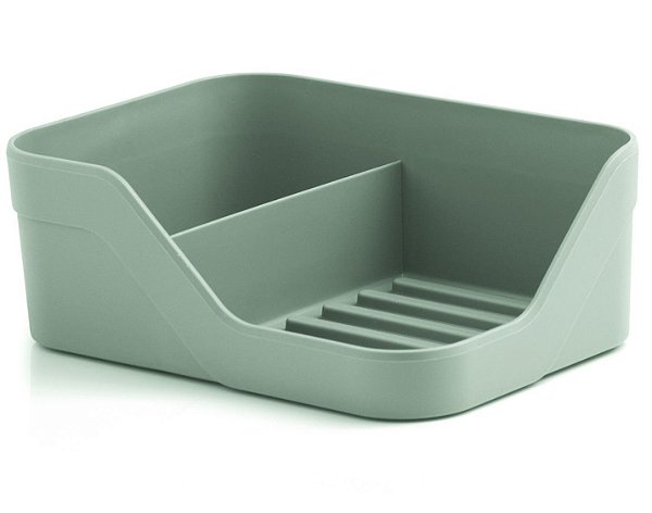 Suporte Organizador Pia Duplo Porta Detergente Bucha Cozinha Trium - OP 505 Ou - Verde Menta