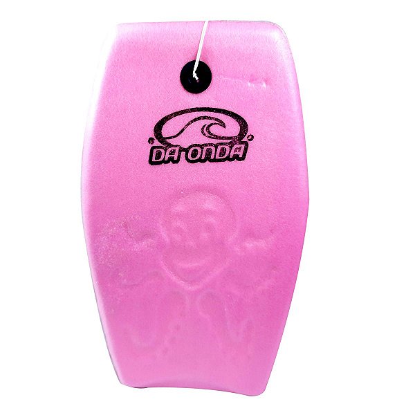 Prancha de Bodyboard 60cm Pequeno Mar Surf Amador Infantil Brinquedo Para Praia - 117 Da Onda - Rosa