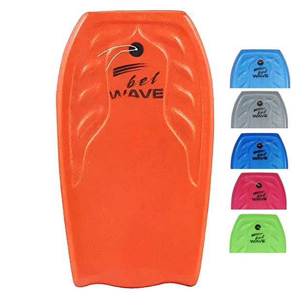 Prancha Bodyboard Pequena 58cm Para Mar Surf Amador Infantil Brinquedo De Praia - 30000 Belfix - Laranja