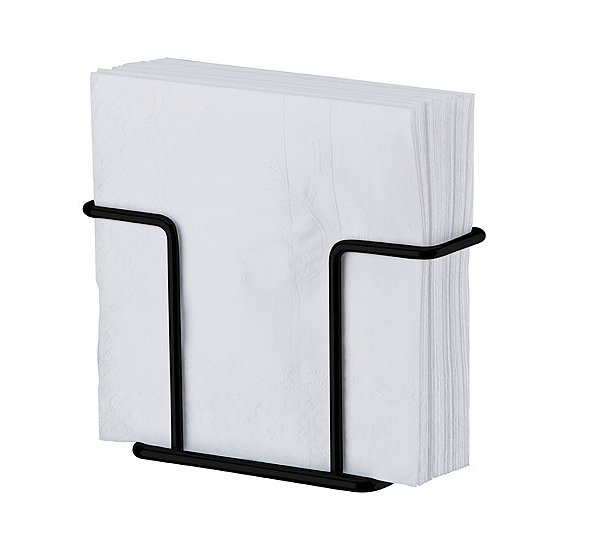Suporte Porta Guardanapos Pequeno Preto Fosco - 1155PT Future