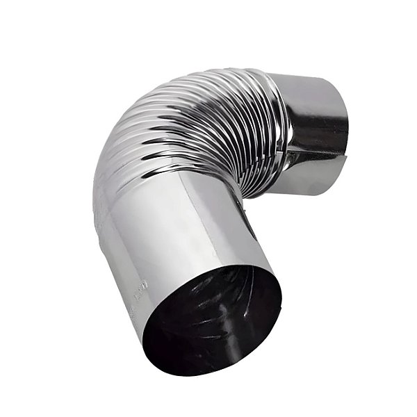 Curva Chaminé Inox Ø 115mm Cano Joelho 90º Fogão Lenha N°2 - Hedlund