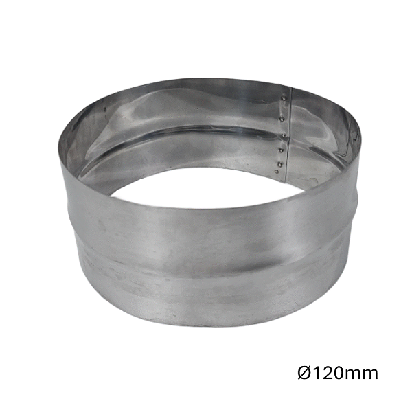 Anel Inox Ø 120mm Para Cano Chaminé Fogão a Lenha - 2331 N°3 Hedlund