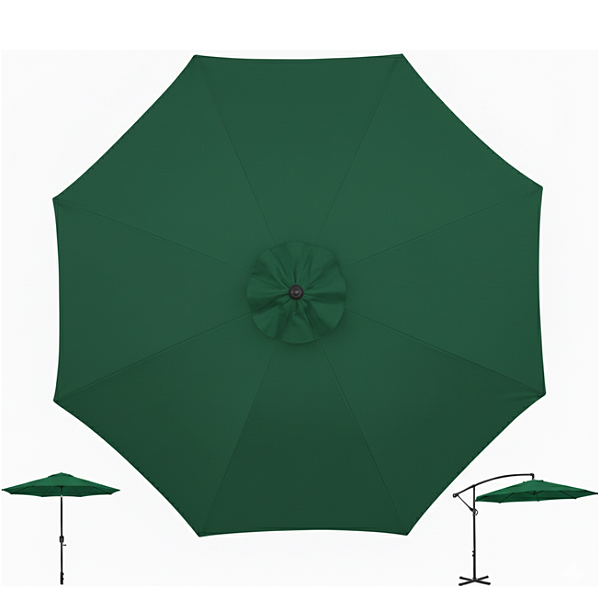 Cobertura Para Ombrelone 3 Metros de 8 Hastes Capa Reposição Tecido VERDE - AMZ