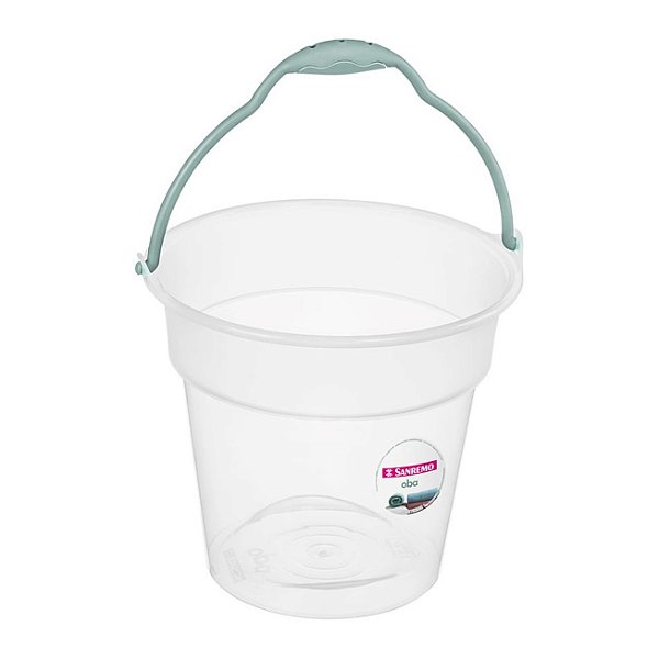 Balde Plástico 8 Litros Resistente Para Limpeza Casa Lavanderia - 610 Sanremo