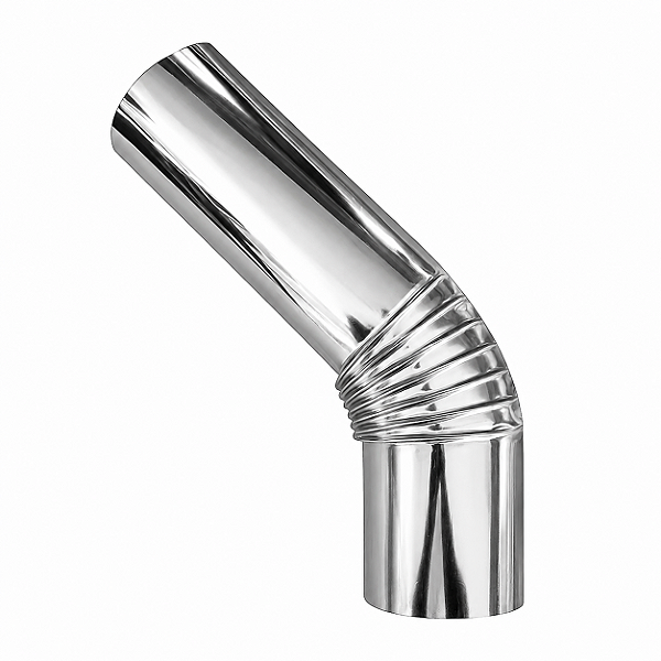 Cano Curva Joelho Nº45 Inox Para Fogão à Lenha Ø 120mm N°3 - Hedlund
