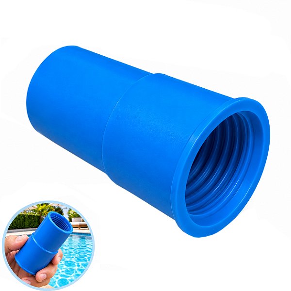 Conexão Emenda para Mangueira de Piscina 1 1/2" 38mm Rosca Direita - 38 Netuno