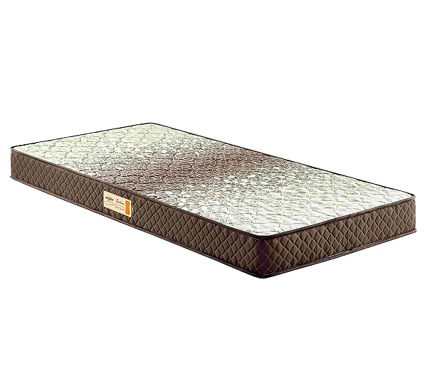 Colchão Solteiro Espuma D-28 Ecoline Marrom 88x188x17