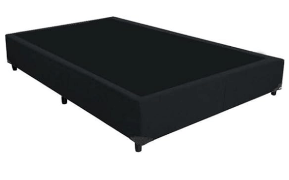 Base Cama Box Casal Suede 138x188 Preto