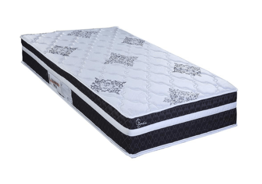 Colchão Solteiro Molas Ensacadas Basic Black (88x188x25) - Paropas
