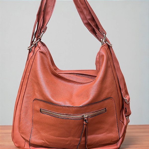 Bolsa Mochila Viena caramelo