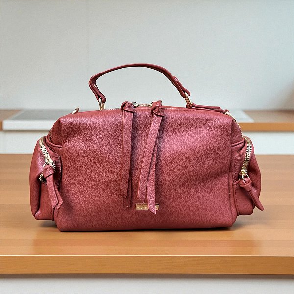 Bolsa estruturada elegance caramelo