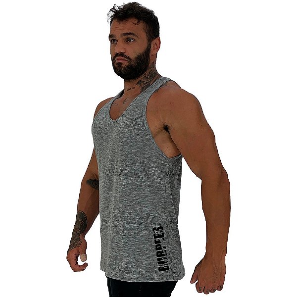 Regata Cavada Estampa Lateral Masculina MXD Conceito Burpees