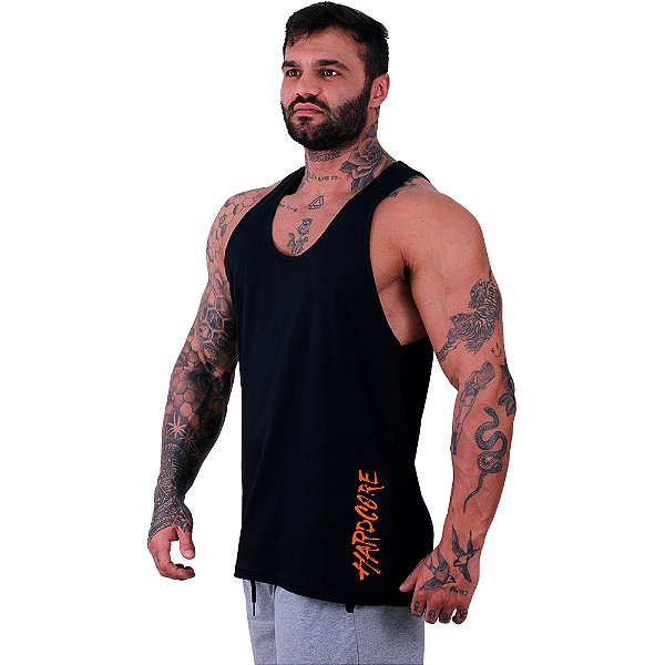 Regata Cavada Estampa Lateral Masculina MXD Conceito Hardcore