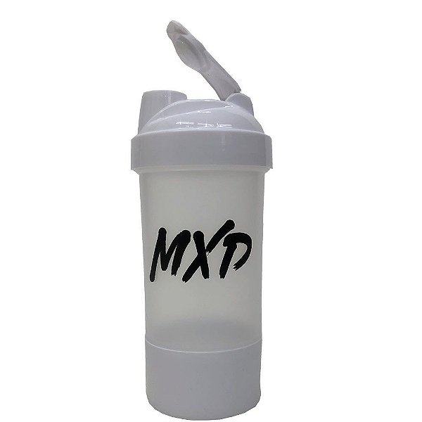 Coqueteleira Duas Doses Academia MXD Conceito Branco 500ML